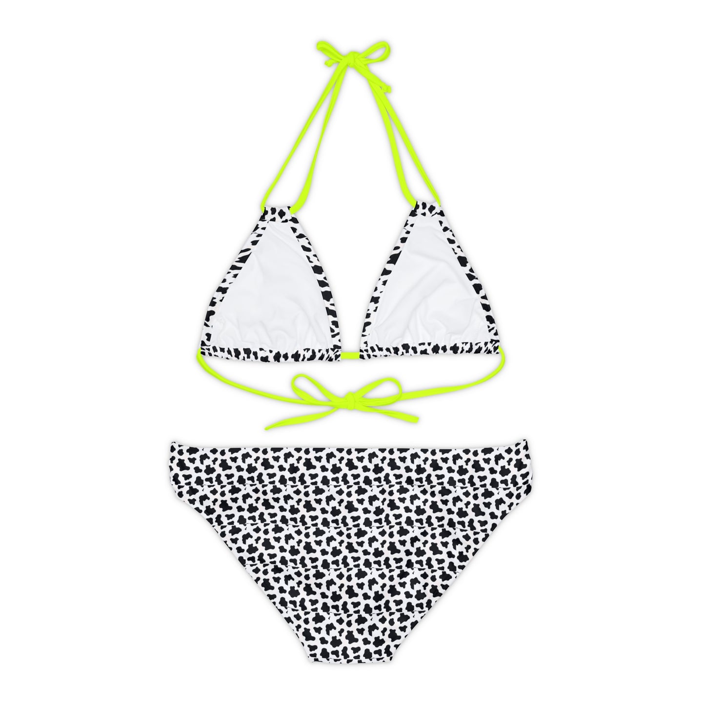 Strappy Bikini Set cow print