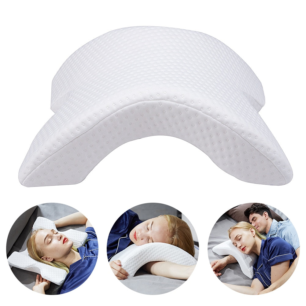 Memory Foam Bedding Pillow Anti-pressure Hand Pillow Ice Silk Slow Rebound Multifunction Pillow Home Silk Couple Beding