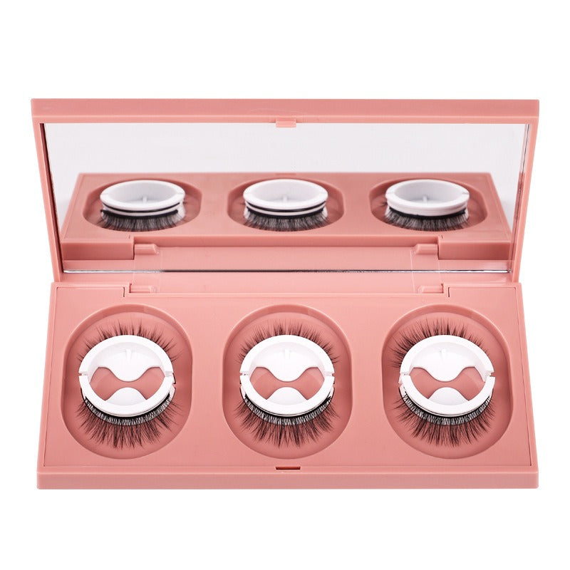 False Eyelashes Warm Gel Free Self-Adhesive Three Pair Suit Pure Manual Natural Exquisite Boxed Japanese False Eyelashes