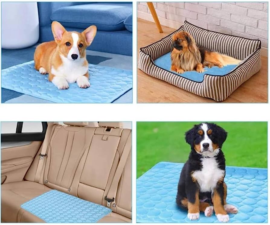 Dog Mat Cooling Summer Pad Mat For Dogs Cat Blanket Sofa Breathable Pet Dog Bed Summer Washable For Small Medium Large Dogs Car