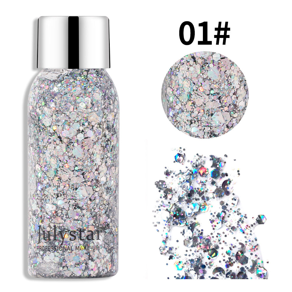 Crushed Diamond Glitter Dazzling Performance Stage Nightclub Makeup Sequins Eyeshadow Makeup