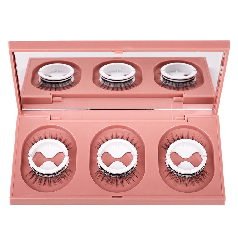 False Eyelashes Warm Gel Free Self-Adhesive Three Pair Suit Pure Manual Natural Exquisite Boxed Japanese False Eyelashes