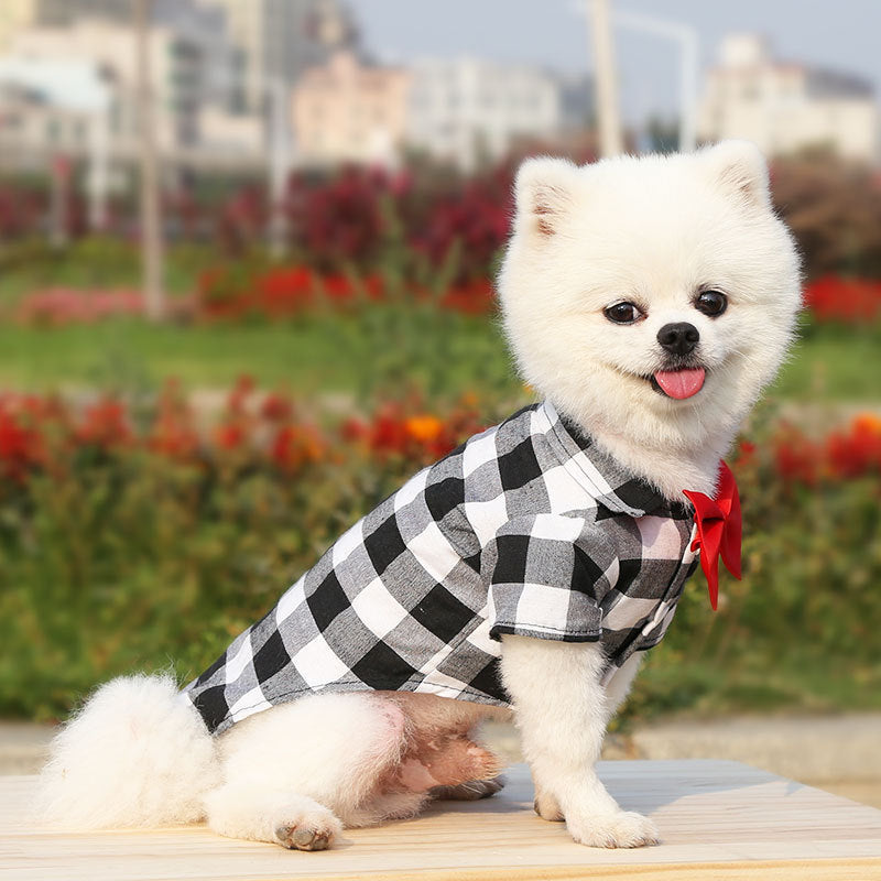 Spring Summer Autumn Dog Shirts Suits Wedding Dresses Teddy Bears Pets Cats Clothes Supplies