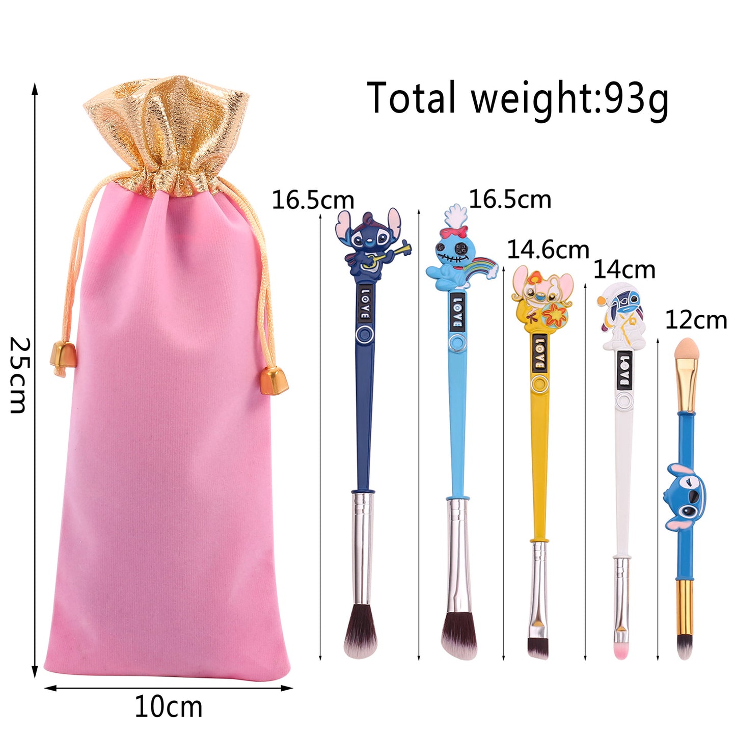 Stitch Makeup Brush Stitch Doll Shaped Gifts Stitch