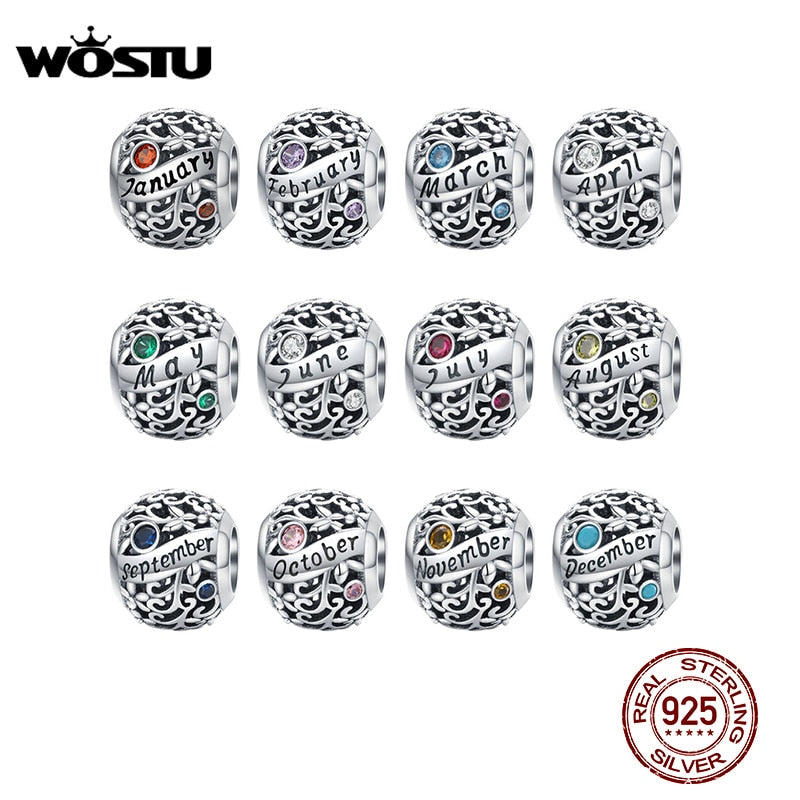 WOSTU 925 Sterling Silver Beads Charm Fit Original Bracelet 2019