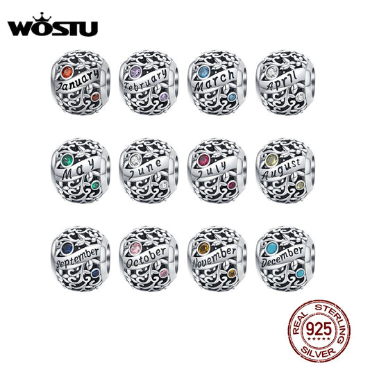 WOSTU 925 Sterling Silver Beads Charm Fit Original Bracelet 2019